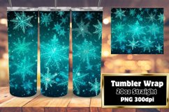 Christmas Radiance 3D Snowflakes Pattern 20oz Product Image 1