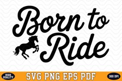 Born to Ride SVG Design | SVG Cut files Product Image 1