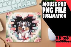 JOYFUL MOUSE PAD PNG ART, Cute Dog Product Image 1
