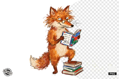 Chaotic Autumn Fox Clipart Product Image 1