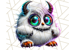 Spooky Cute Monster PNG Clipart, Adorable Halloween Monsters Product Image 4