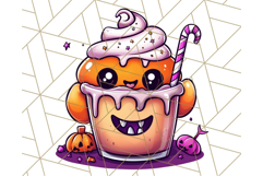 Monster Café Halloween PNG Clipart, Coffee Holiday Clip Art Product Image 4