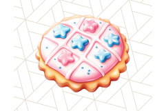 Pastel Sweet Treats Clipart, Ice Cream, Cakes, Donuts Png Product Image 4