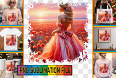 VIBRANT Sublimation Art for TSHIRTS, Women Product Image 1