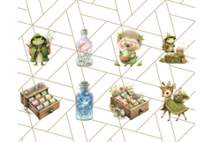 56 Enchanted Garden Healers Clipart PNG, Animal Plant Png Product Image 8