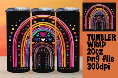 Spectrum Shadows: Rainbow Tumbler Sublimation Product Image 1