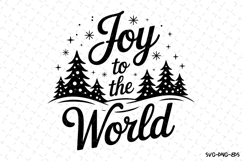 Joy to the World Svg | Christmas Svg | Svg Cut Files Product Image 1