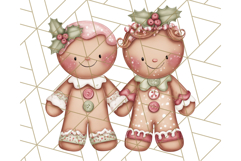 Gingerbread People Clipart, Cute Cookie PNG Illustrations Product Image 4
