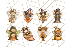 Halloween Fairy Clipart PNG, Spooky Cute Character Art Product Image 8