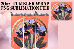 Happy Moments 20oz tumbler wrap, Rainbow Product Image 1