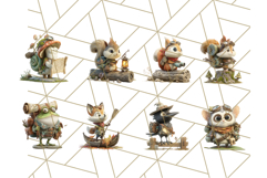 56 Tiny Explorers Clipart PNG, Animal Adventure PNG Product Image 8