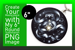 Bright Round Design for Car Coasters , Astronaut Product Image 1