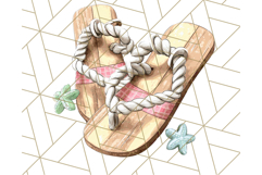 Coastal Cottagecore Summer Clipart PNG, Beachy Calm Vibes Product Image 4