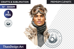 Alpine Winter Sports Fashion and Cabin Clipart PNG Product Image 1