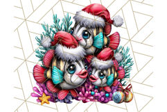 Summer Christmas Clipart PNG, Tropical Holiday Art Clip Art Product Image 4