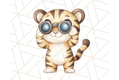 Jungle Safari Animals PNG Cute Pastel Wild Animal Clipart Product Image 4
