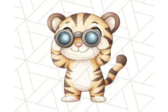 Jungle Safari Animals PNG Cute Pastel Wild Animal Clipart Product Image 4