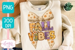 Fall vibes sublimation PNG | Coquette bow PNG design Product Image 2