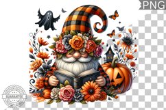 Halloween Gnome Sublimation - Clipart PNG Design Product Image 1