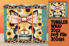 VIVID 20oz Tumbler Wrap for Creative Ideas , Cute Animals Product Image 1