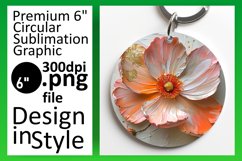 Petal Paradise: Sublimation Round Designs PNG Product Image 1
