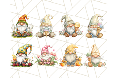 Summer Garden Gnomes Clipart PNG, Summer Country Gnomes Png Product Image 8