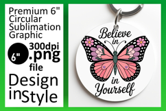 Lovely Round Design for Coasters , Butterfly Product Image 1