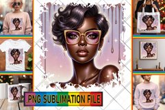 Cozy TOTE BAG Gift Ideas, Afro Girl Product Image 1