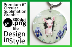 Elegant Round Design Coaster Template , Animals In Wall Product Image 1