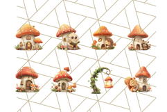 Whimsical Woodland Animal Village PNG Clipart Fantasy Forest Product Image 8