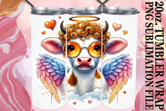 Enchanted days 20oz tumbler wrap, Valentines Product Image 1