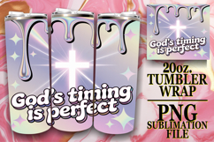 Vibrant Mornings 20oz tumbler wrap, Christian Product Image 1