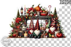 Christmas Gnome Sublimation - Clipart PNG Design Product Image 1