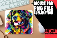 Expressive Colorful Dog Wrap Sublimation PNG Product Image 1