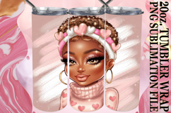 ENCHANTING MOMENTS 20oz TUMBLER WRAP, Afro Girl Product Image 1