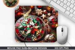 Christmas Mouse Pad Sublimation, Christmas Mouse Pad PNG Product Image 1