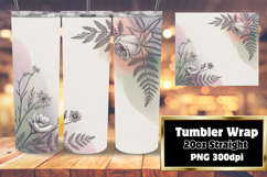 20oz Tumbler Graphics for Every Style , Flowers Product Image 1
