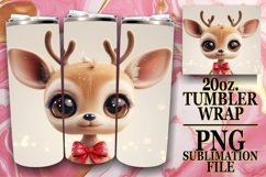 Christmas 3D Tumbler Wrap for 20oz Sublimation Product Image 1