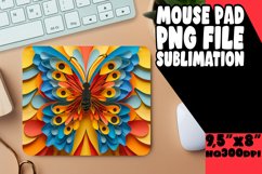 Spring Splendor 3D Butterfly Mouse Pad - Colorful Product Image 1
