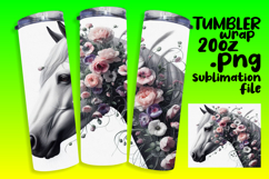 Unique Gift: 20oz Tumbler Design , Horse Product Image 1