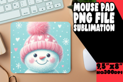 Blissful Desk Pad Ideas for Kids, Snowman Product Image 1