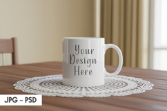Warm Office Mug Mockup PSD Product Image 1