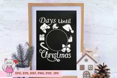 Christmas Sign SVG - Days Until Christmas Cut File Product Image 1