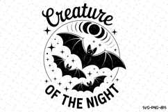 Creature of the Night Svg | Halloween Svg | Svg Cut Files Product Image 1