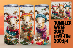 RICH 20oz Sublimation Tumbler Design , Cute Xmas Product Image 1