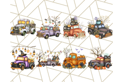 Halloween Cottagecore Truck PNG Clipart, Fall Style Clip Art Product Image 8