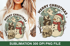 Merry Christmas Sublimation - Christmas PNG Design Product Image 1