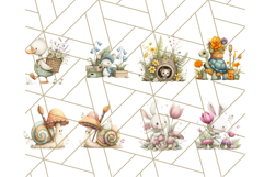 56 Whimsical Garden Friends Clipart PNG, Animal PNG Product Image 8