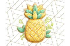 Summer Iced Cookie Clipart PNG, Cute Tropical Cookies Product Image 4