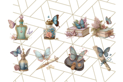 Vintage Butterfly PNG Clipart, Fairytale Cottagecore Images Product Image 4
